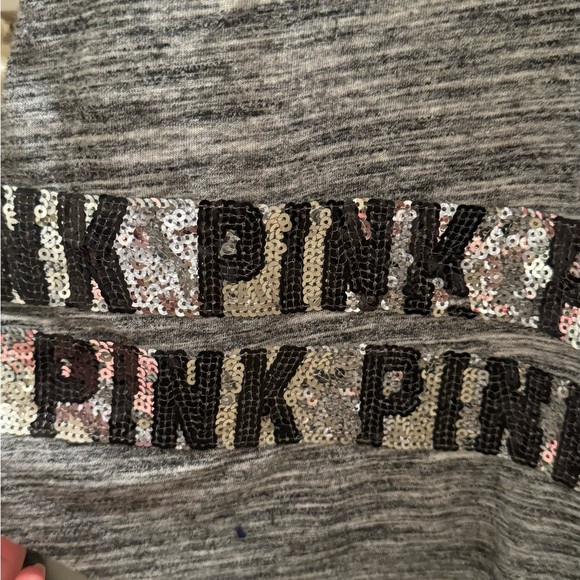 PINK Victorias Secret Cami Top with Sequins - Picture 3 of 4